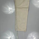 Carhartt Carpenter Trousers - 32W 30L Beige Cotton