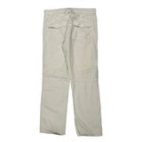 Armani Exchange Cargo Cargo Trousers - 34W 31L Cream Cotton