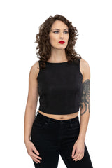 Zipped TENCEL™ Crop Top