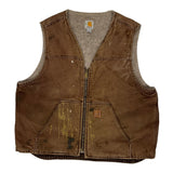 Carhartt Vest - XL Brown Cotton