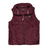 Age 12 Patagonia Vest - Large Burgundy Polyester