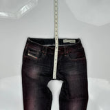 Diesel Skinny Jeans - 24W UK 2 Dark Wash Cotton