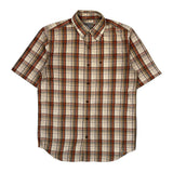 Carhartt Checked Short Sleeve Shirt - Medium Multicoloured Cotton