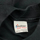Single Stitch University Of Arizona Stedmans College T-Shirt - Large Black Cotton
