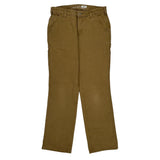 Carhartt Carpenter Trousers - 30W UK 8 Brown Cotton Blend