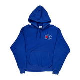 Reverse Weave Champion Hoodie - 2XL Blue Cotton