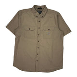 Carhartt Short Sleeve Shirt - XL Beige Cotton