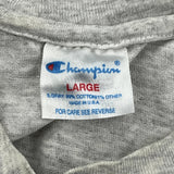 Champion College T-Shirt - Large Grey Cotton