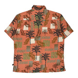 Unbranded Hawaiian Shirt - XL Orange Cotton