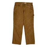 Carhartt Double Knee Carpenter Pants - 32W 30L Brown Cotton