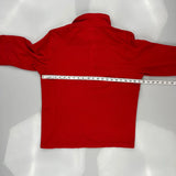 The North Face Fleece - Large Red Polyester