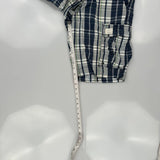 Levis Checked Cargo Shorts - 34W 10L Blue Cotton