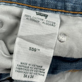 Levis Jeans - 34W 34L Blue Cotton