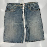 Levis Denim Shorts - 40W 10L Blue Denim