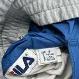 Fila Reversible Jacket - Small Grey Cotton Blend