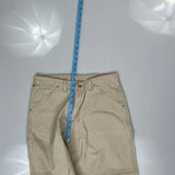 Wrangler Carpenter Trousers - 32W 31L Beige Cotton