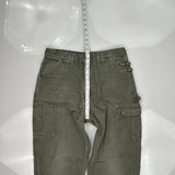 Carhartt Cargo Carpenter Pants - 36W 31L Green Cotton