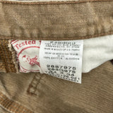 Wrangler Carpenter Pants - 34W 32L Brown Cotton