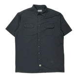 Carhartt Short Sleeve Shirt - 2XL Black Cotton Blend
