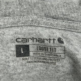 Hs Logo Carhartt T-Shirt - Large Grey Cotton