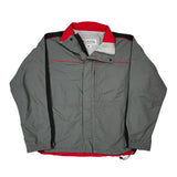 Columbia Windbreaker - Large Red Polyester