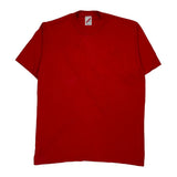 Blank Jerzees Single Stitch T-Shirt - XL Red Cotton
