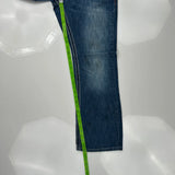 Unbranded Contrast Stitch Jeans - 34W 30L Blue Denim