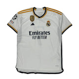 Real Madrid Adidas 2023-24 Vini Jr Home Football Shirt - 2XL White Polyester