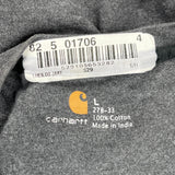 Carhartt T-Shirt - Large Gray Cotton