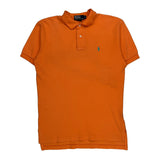 Polo By Ralph Lauren Polo Shirt - Small Orange Cotton