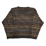 Knightsbridge Striped Sweater - XL Multicoloured Acrylic