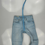 501 Levis Jeans - 30W UK 10 Light Wash Cotton