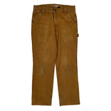 Carhartt Carpenter Pants - 32W 31L Brown Cotton