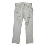 501 Levis Jeans - 30W 30L White Cotton