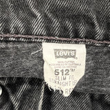 Levis 512 Jeans - 36W 30L Gray Cotton