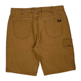 Dickies Shorts - 37W 10L Brown Cotton Blend