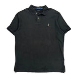 Polo By Ralph Lauren Slim Fit Polo Shirt - XL Black Cotton