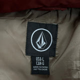 Volcom Puffer - Large Khaki Polyester