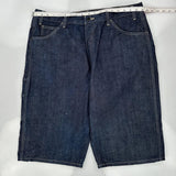 Dickies Denim Shorts - 38W 12L Dark Wash Cotton
