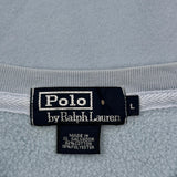 Polo By Ralph Lauren Sweatshirt - Large Blue Cotton Blend