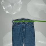 501 Levis Jeans - 31W 29L Blue Denim