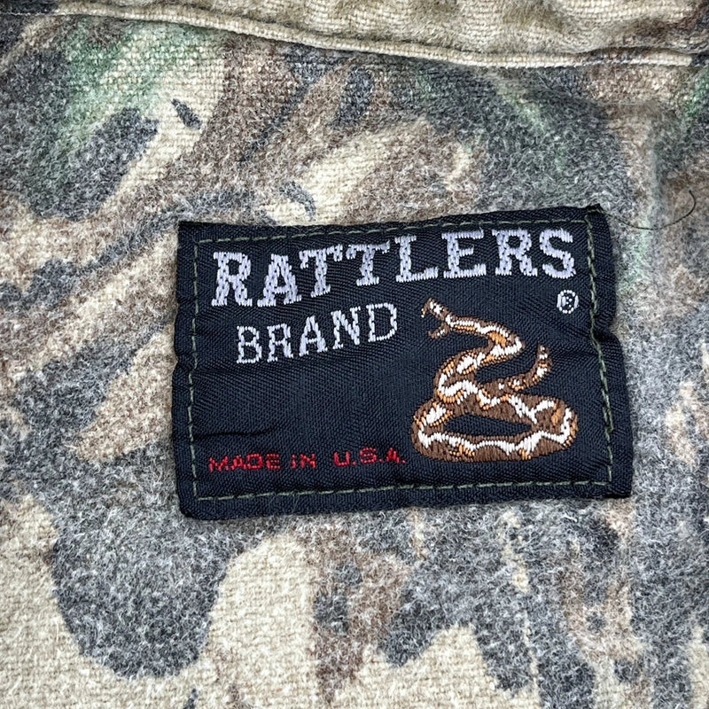 Ratlers Flannel Shirt - XL Camo Cotton