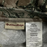 Outfitters Ridge Camo Long Sleeve T-Shirt - XL Green Cotton