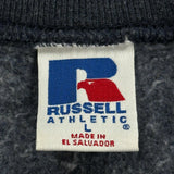 Blank Russell Athletic Sweatshirt - Large Grey Cotton Blend