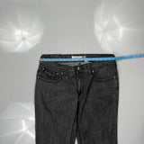 Laguna Beach Contrast Stitch Jeans - 38W 25L Gray Cotton