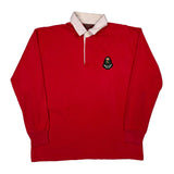 Chaps Ralph Lauren Rugby Shirt - XL Red Cotton