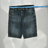 Unbranded Denim Shorts - 34W 11L Blue Denim