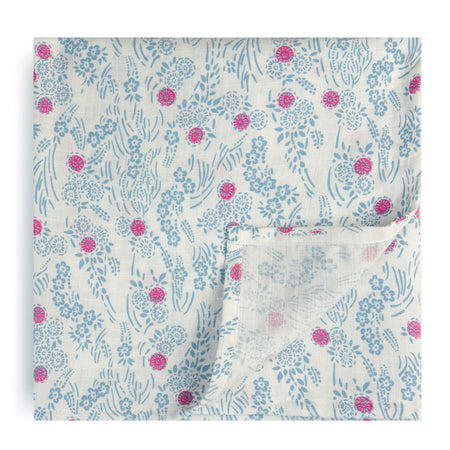 Organic Cotton Muslin Baby Blanket: Cherry Blossom