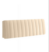 Anycozy Headboard Cover Off White Short Plush Super Soft Smooth Quilted Velvet Bed Back Dust Protector Cover 160x70cm