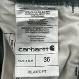 Carhartt Carpenter Shorts - 36W 9L Gray Cotton